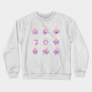 Funny coronavirus set. Crewneck Sweatshirt